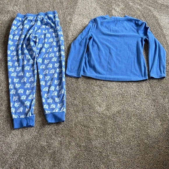 Women's Blue Pajama Set - Picture 4 of 8